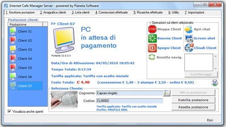 Client in attesa di pagamento